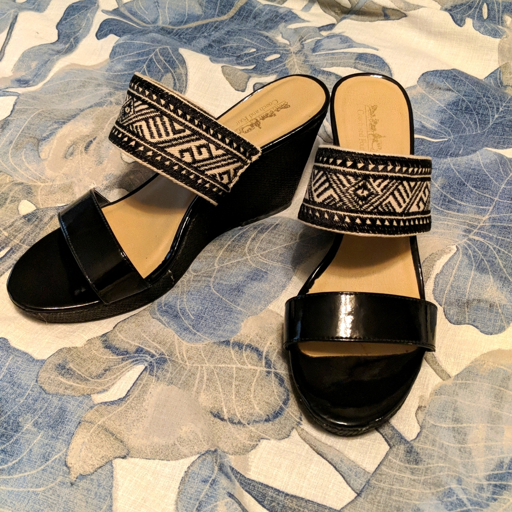 Coach & Four Daria wedge sandal